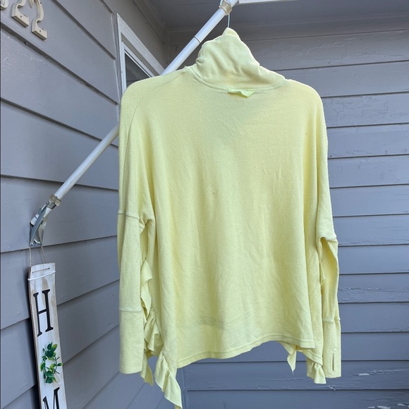FP Movement by Free People Soft Yellow Cowl Neck Sweater - Picture 7 of 9